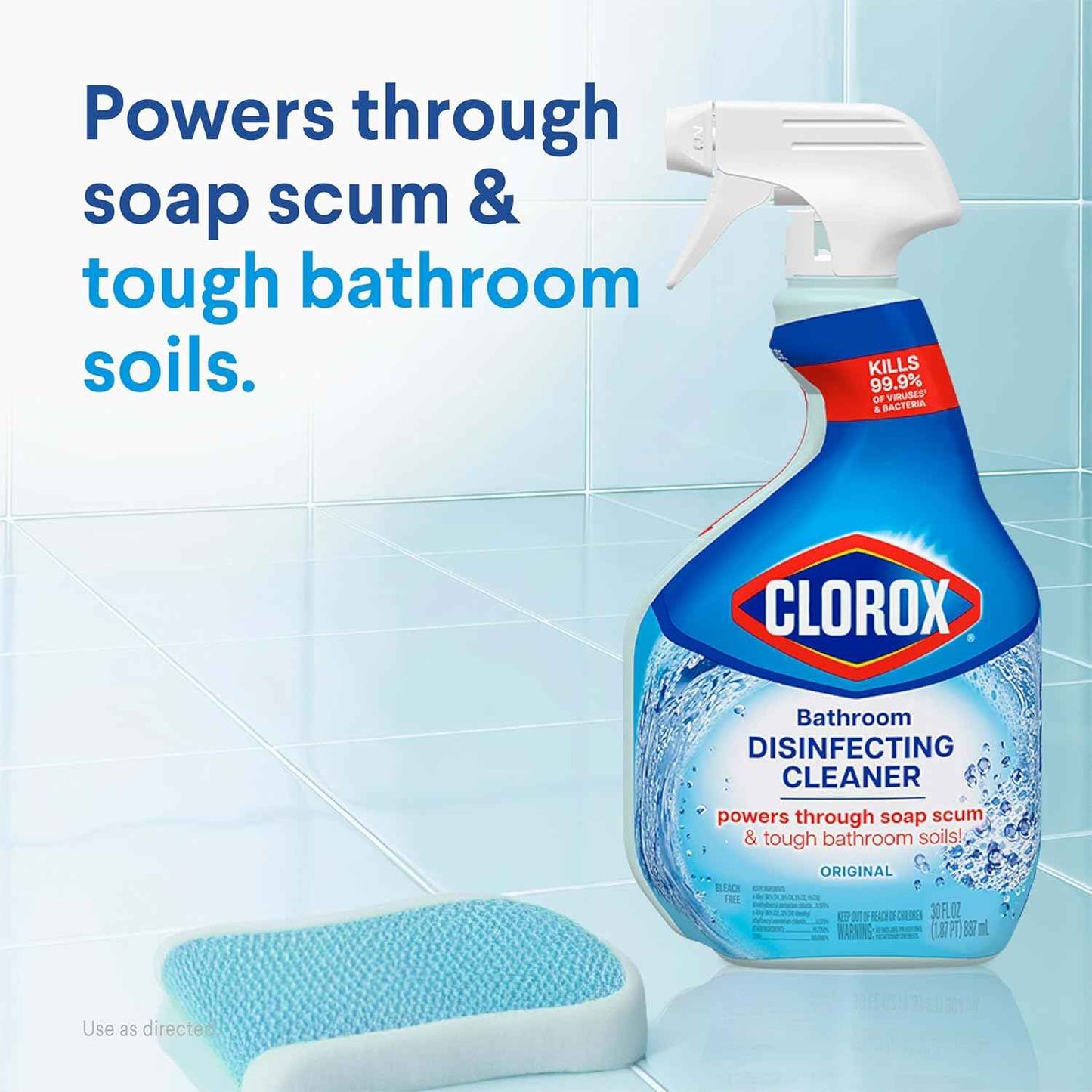 Clorox Disinfecting Cleaner Bundle – Child-Safe Home Disinfection Without Bleach Fumes, 2-Pack for Kitchens and Bathrooms