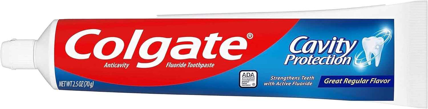 Colgate Cavity Protection Toothpaste – Daily Wellness Ritual for Enamel Care, Invigorating Mint Freshness