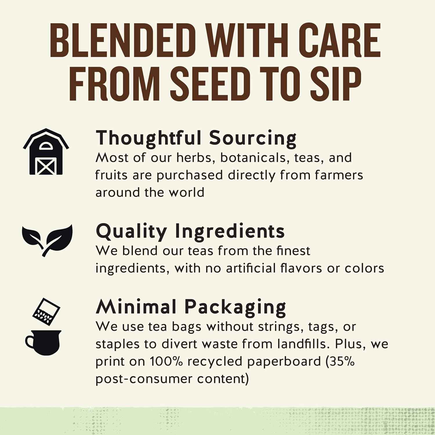 Celestial Seasonings Caffeine-Free Herbal Tea Box – Recyclable Paperboard Packaging for the Clutter-Free Pantry, 5 Blends