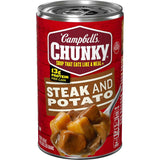 Campbell's Chunky Soup Steak With Hearty Vegetables – Road Trip Lunch Can, Ready in Minutes on the Go