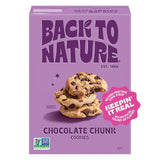 Back to Nature Chocolate Chunk Cookies – Non-GMO Better-for-You Treat to Pair With Your Evening Tea Ritual, 7.5 oz