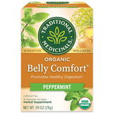 Traditional Medicinals Organic Belly Comfort Peppermint Tea – Afternoon Desk Brew to Replace Coffee and Beat the Slump