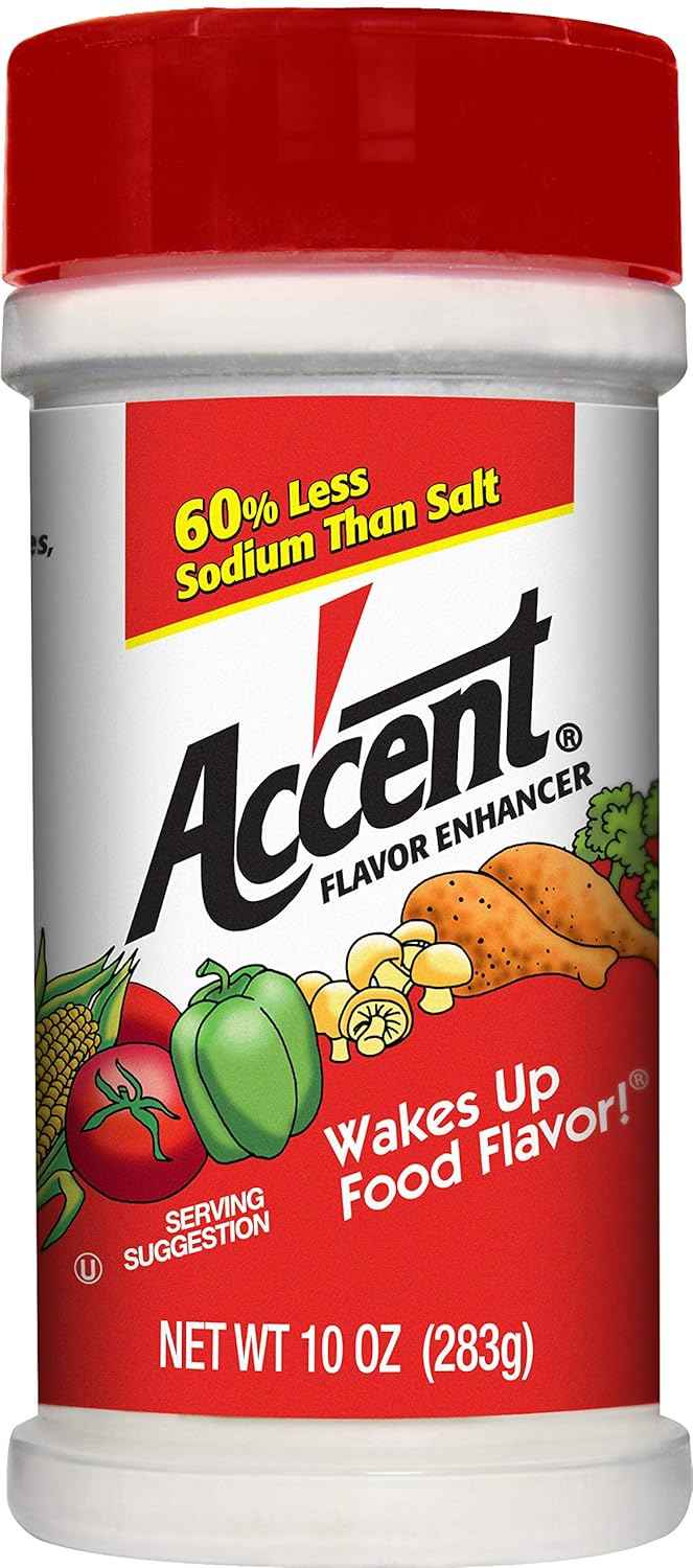 Ac'cent All Natural Flavor Enhancer to Support Blood Pressure Friendly Cooking, Savory Salt Substitute for Mindful Meal Planning