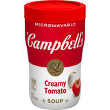 Campbell's Sipping Soup Creamy Tomato – Pantry-Stocked Vegetarian Soup Pack for Small Kitchens and College Dorms