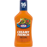Kraft Creamy French Dressing – One Bottle for Salads and Sandwiches, 16 fl oz