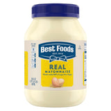 Best Foods Real Mayonnaise for Camping Cookouts and Patio Burger Toppings, Made With 100% Cage-Free Eggs, 20 oz