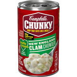 Campbell's Chunky Soup Healthy Request Clam Chowder 18.8 oz Can – Wholesome Pantry Meal for Mindful Weeknight Dinners, Microwavable