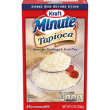 Kraft Minute Tapioca – 15-Minute Pudding for Efficient Home Meal Prep, 8 oz Quick Cook Box