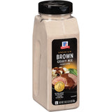 McCormick Brown Gravy Mix 21 oz – Family-Size Gravy for Kid-Friendly Weeknight Mashed Potatoes