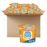 Kellogg's Frosted Mini-Wheats Cereal Cups – High-Fiber Low-Fat Snack for Health-Conscious Adults, 12-Pack