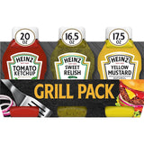 Heinz Grill Pack – Family-Friendly Ketchup, Relish and Mustard Trio for Kid Cookouts and Burger Nights