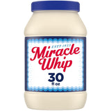 Miracle Whip Dressing 30 oz Jar – Family-Size Sandwich Spread for School Lunchboxes