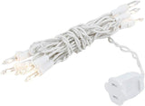 Novelty Lights Outdoor Patio String Lights for Tabletop and Garden Accents, 10 Clear Incandescent Mini Bulbs on 5.5ft Weather Resistant Wire