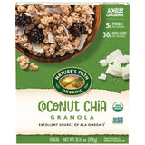 Nature's Path Organic Coconut Chia Granola – Clean-Ingredient Pantry Staple for Intentional Kitchens, 12.34 oz Box