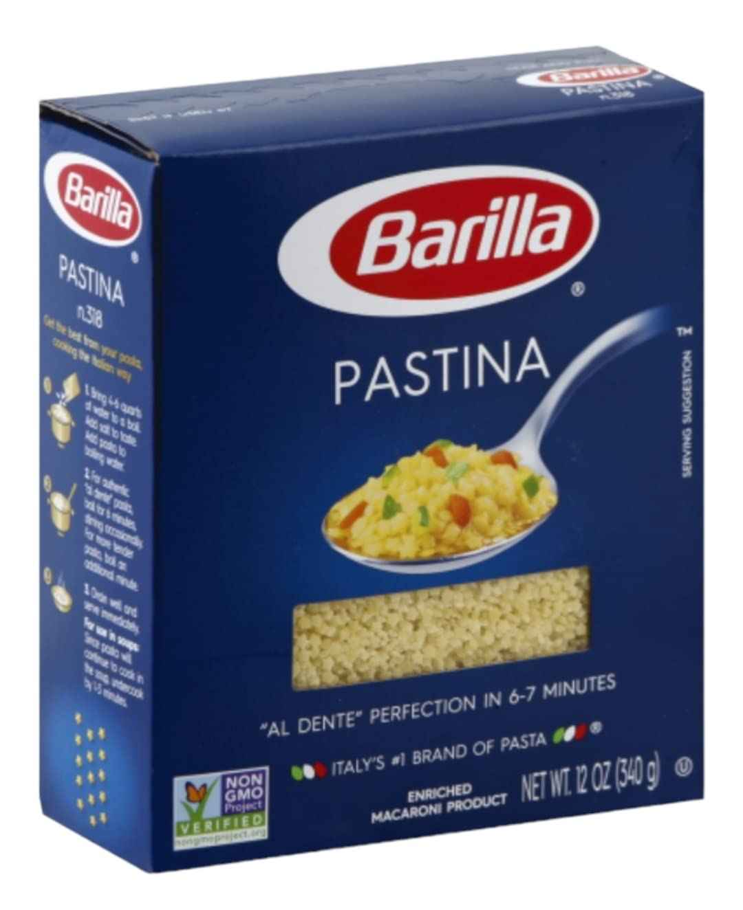 Barilla Stelline Pasta 12 oz – Clean-Ingredient Star Pasta for an Uncluttered Pantry Staple