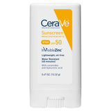 CeraVe Mineral Sunscreen Stick SPF 50 – Portable Sun Protection for Beach Days, Camping Trips & Hiking