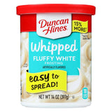 Duncan Hines Whipped White Frosting for a Picture-Perfect Halloween Dessert Table, 14 oz Can