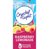 Crystal Light Pink Lemonade Sugar-Free Mix – Office Desk Drink Alternative to Soda for Workday Focus