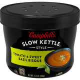 Campbell's Slow Kettle Style Sweet Basil Bisque 15.5 oz Single-Serve Bowl, Practical Get-Well and Housewarming Gift for Busy Loved Ones