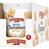 Pepperidge Farm Chessmen Minis Butter Cookies, 8 Snack Packs – Simple Pre-Portioned Cookies for Clean Pantry and Desk Drawer