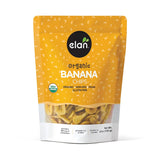 Elan Organic Banana Chips – Thoughtful Healthy Gift Basket Add-In for Birthdays and Housewarmings, 4 Pack