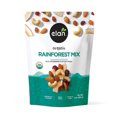 Elan Organic Rainforest Mix – Thoughtful Healthy Gift for Hostess and Housewarming, 5.3 oz