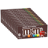 M&M'S Movie Theater Box – Nostalgic Birthday Gift and Stocking Stuffer for Her and Him, 12 Pack