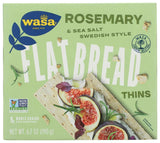 Wasa Rosemary and Sea Salt Crispbread Thins – 25% Daily Whole Grains Per Serving for Health-Conscious Snack Rituals