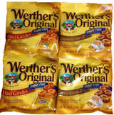 Werther's Original Sugar-Free Candy 4-Pack – Mindful Portion-Controlled Snack for Bedtime and Relaxation Rituals