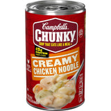 Campbell's Healthy Request Chunky Chicken Noodle Soup – Kid-Friendly Lunch for Picky Eaters, Pull-Tab Can
