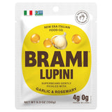 BRAMI Garlic & Rosemary Lupini – Calm Self-Care Snack for Plant-Based Wellness Routines