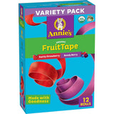 Annie's Organic Berry Fruit Tape – Gelatin Free School Snack Safe for Allergy Prone Children, 9 oz Variety Pack