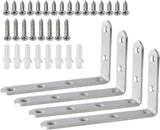 Alise Floating Shelf Brackets – Secure Wall Mount Hardware, Rust Resistant Stainless Steel Bracket for Worry Free Install