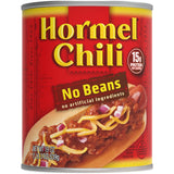 Hormel Chili No Beans – Quick Office Lunch for Busy Workdays, 19 oz Heat-and-Eat Can