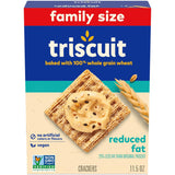 Triscuit Reduced Fat Crackers – Clean Ingredient Office Desk Snack for Calorie-Conscious Wellness Enthusiasts