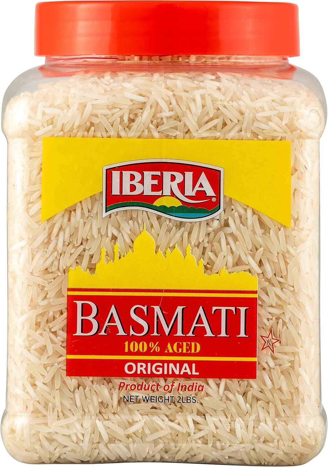 Iberia Aged Basmati Rice – Naturally Fragrant Gluten-Free Pantry Staple for Wholesome Home Cooking, 2 lb