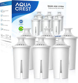 AQUA CREST Replacement for Brita Filter – Clean Water for Home Office Focus and Long Study Sessions