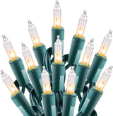 Minetom Cool-Touch String Lights 200 Count for Kids Bedroom and Playroom Wall, 51.7ft Green Wire