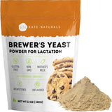 Kate Naturals Brewers Yeast Powder – Daily Wellness Ritual for Breastfeeding Moms, Smoothie & Baking Supplement
