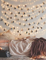 Aurora Glow Simple LED Fairy Lights 17Ft – Clean Warm White String Lights for Intentional Spaces