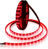 ALITOVE Red LED Strip 5M 300 LEDs IP65 Waterproof Flexible Light Strip for Garden Patio Outdoor Dining and Backyard Decoration Without Power Supply