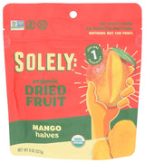 SOLELY Organic Dried Mango Halves – Single-Ingredient Pantry Staple for Clutter-Free Kitchens