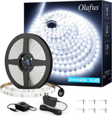 Olafus LED Strip Lights for Clean Modern Interiors, Low-Profile Peel-and-Stick Lighting for Uncluttered Spaces
