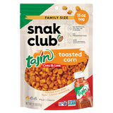 Snak Club Tajin Toasted Corn – Kid-Friendly Lunch Box Snack with Mild Tajin Chili-Lime, Non-GMO Corn Nuggets 11 oz