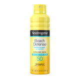 Neutrogena Beach Defense Spray SPF 50 – Portable Sun Protection for Camping, Patio & Outdoor Adventures