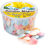 Gerrit's Satellite Wafers – Retro Nostalgic Stocking Stuffer Candy, 100ct Tub Flying Saucer Novelty Gift