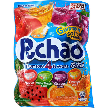 UHA Mikakuto Puchao Chewy Candy – Individually Wrapped Japanese Snack for Picnics, Road Trips, and Camping Trips
