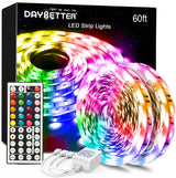 DAYBETTER LED Strip Lights – Birthday Gift for Her, RGB Bedroom Decor for Women and Teens with Remote