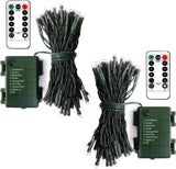 echosari 2 Pack Waterproof Fairy Lights – Patio, Porch, and Garden Path Decor with 8 Lighting Modes
