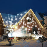 LUMINOUS Winters Night Snowflake Projector – Bedroom Ambient Light, Cozy Winter Aesthetic Accent